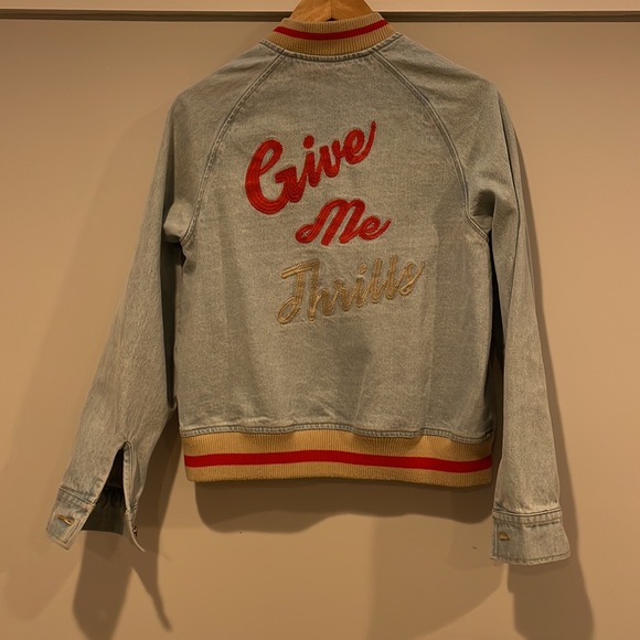 SOMEDAYS LOVIN GIVE ME THRILLS DENIM JACKET - Picture 4 of 9